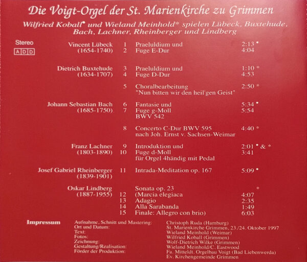 Grimmen - Tracklist